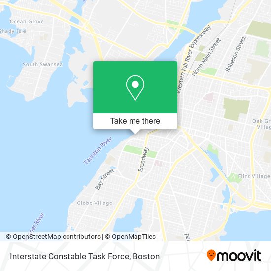 Interstate Constable Task Force map