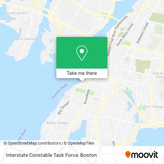 Interstate Constable Task Force map