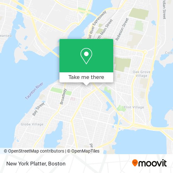 New York Platter map