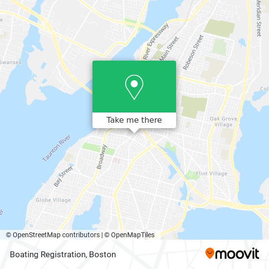 Boating Registration map