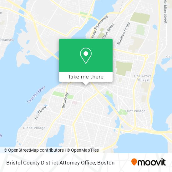 Bristol County District Attorney Office map