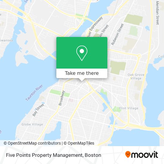 Mapa de Five Points Property Management