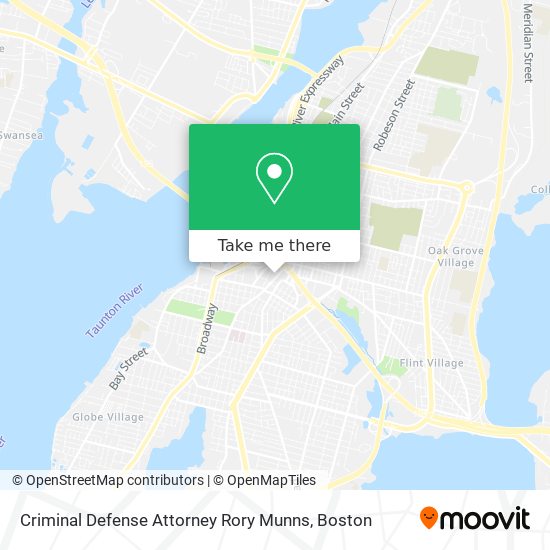 Mapa de Criminal Defense Attorney Rory Munns