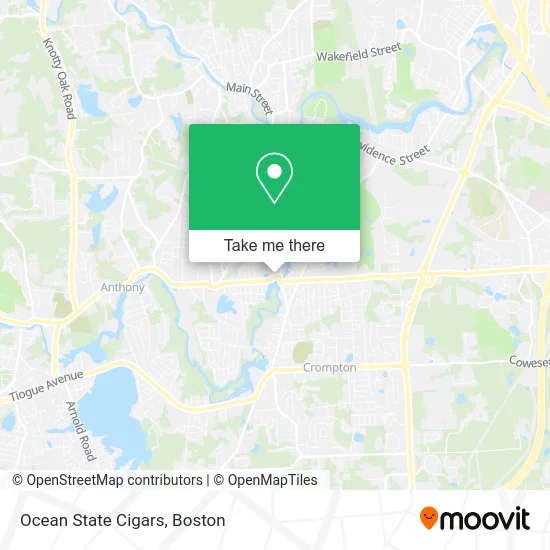Ocean State Cigars map