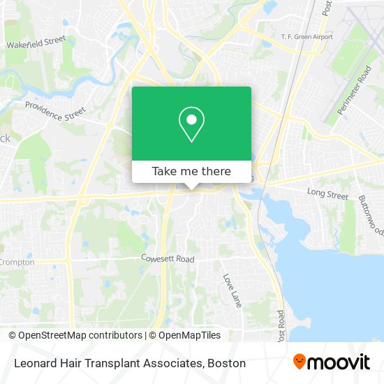 Mapa de Leonard Hair Transplant Associates