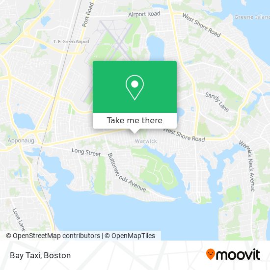 Bay Taxi map