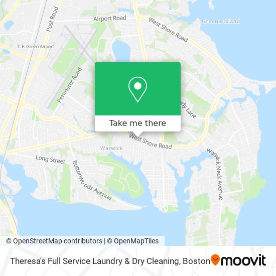 Mapa de Theresa's Full Service Laundry & Dry Cleaning