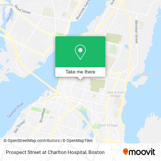 Prospect Street at Charlton Hospital map