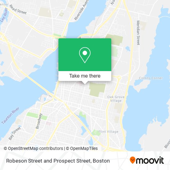 Mapa de Robeson Street and Prospect Street