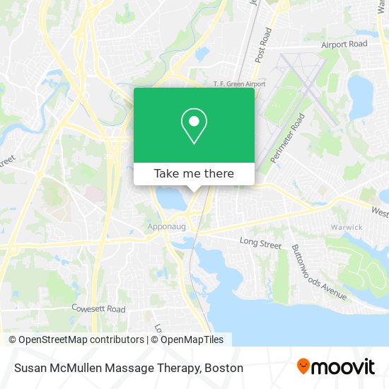 Susan McMullen Massage Therapy map