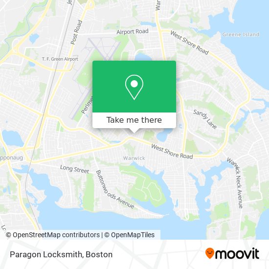 Paragon Locksmith map