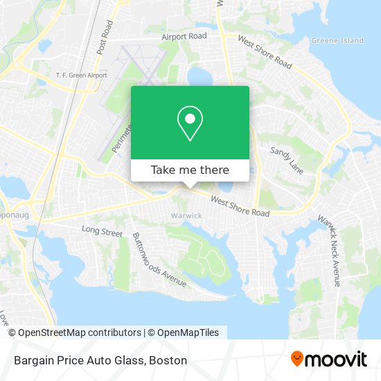Mapa de Bargain Price Auto Glass