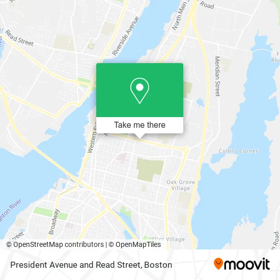 President Avenue and Read Street map