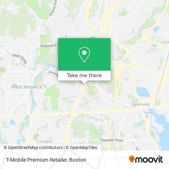 Mapa de T-Mobile Premium Retailer