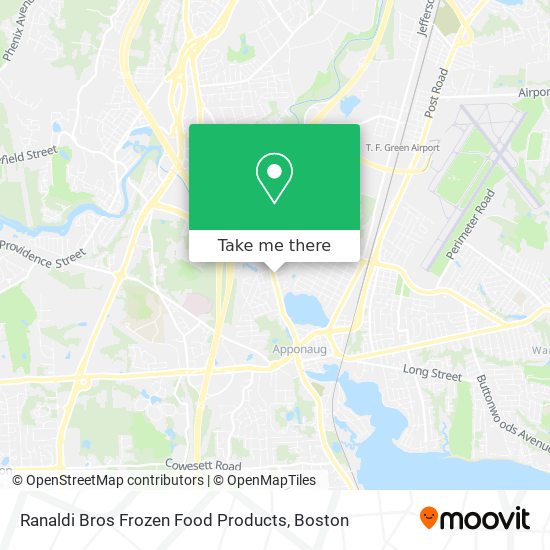 Ranaldi Bros Frozen Food Products map