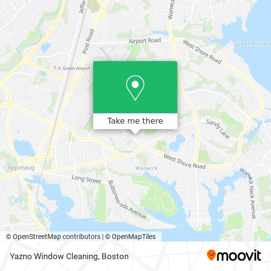 Yazno Window Cleaning map