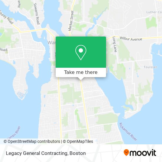 Legacy General Contracting map