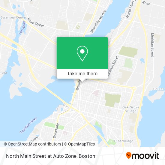 Mapa de North Main Street at Auto Zone