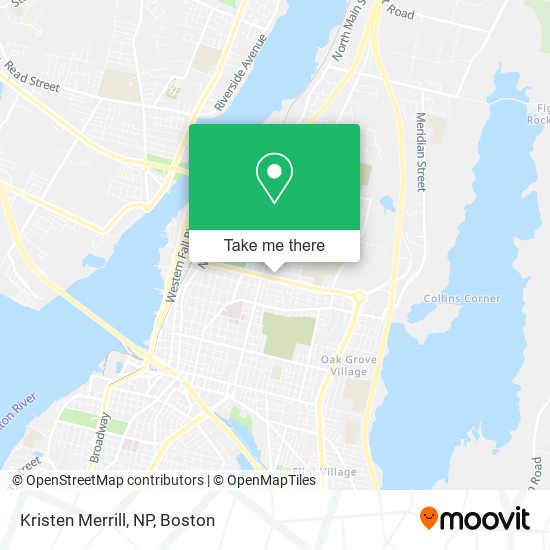 Mapa de Kristen Merrill, NP