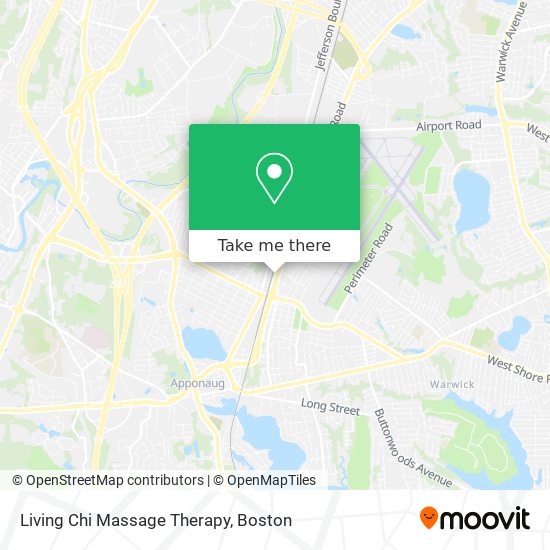 Living Chi Massage Therapy map