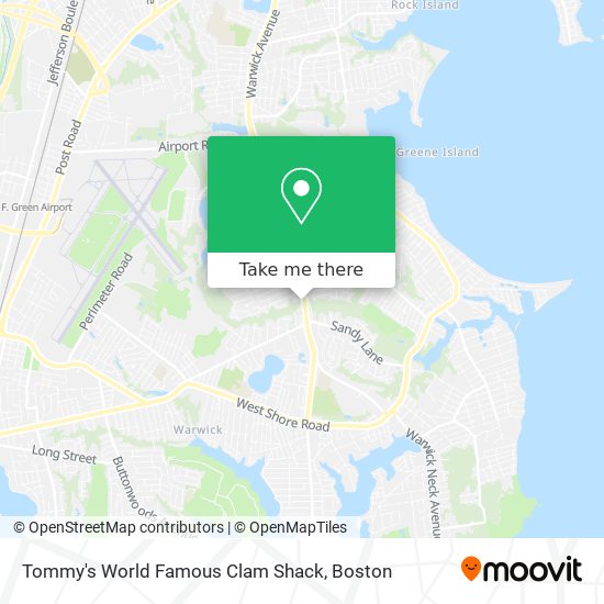 Mapa de Tommy's World Famous Clam Shack