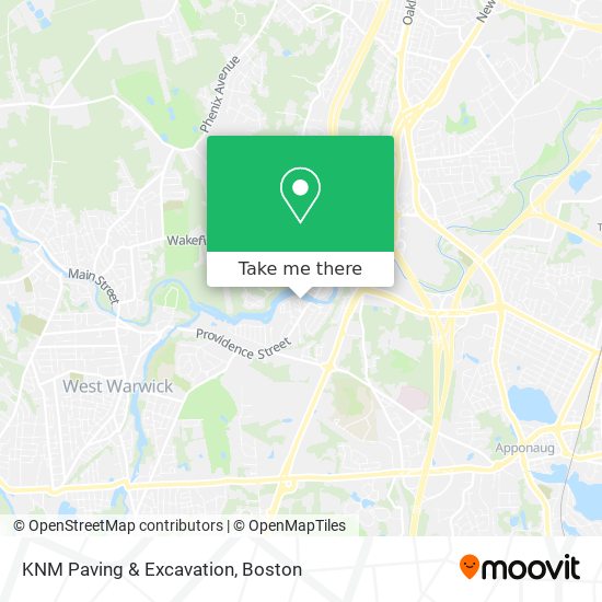 KNM Paving & Excavation map