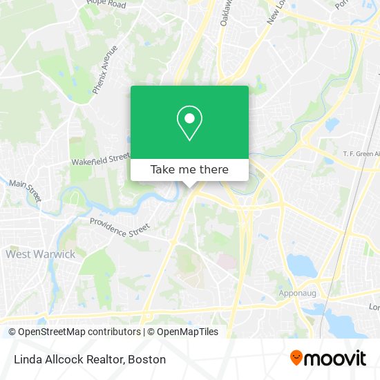 Linda Allcock Realtor map