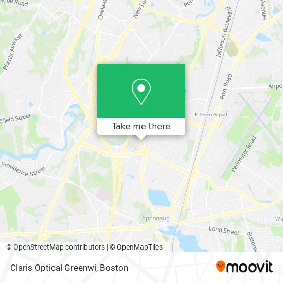 Mapa de Claris Optical Greenwi