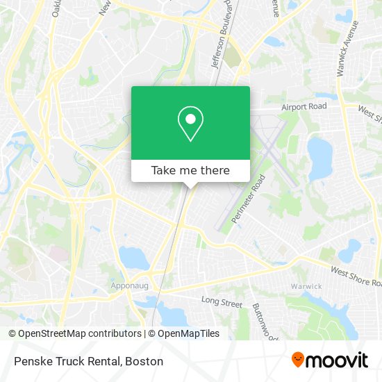 Mapa de Penske Truck Rental