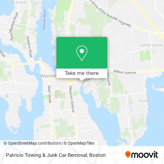 Mapa de Patricio Towing & Junk Car Removal