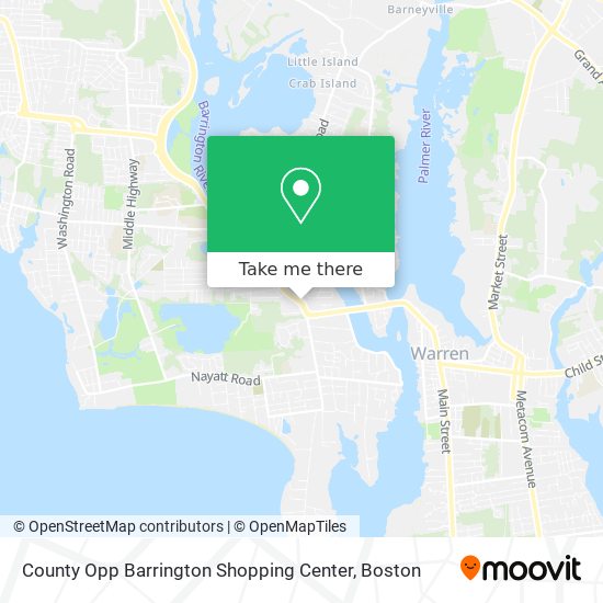 Mapa de County Opp Barrington Shopping Center