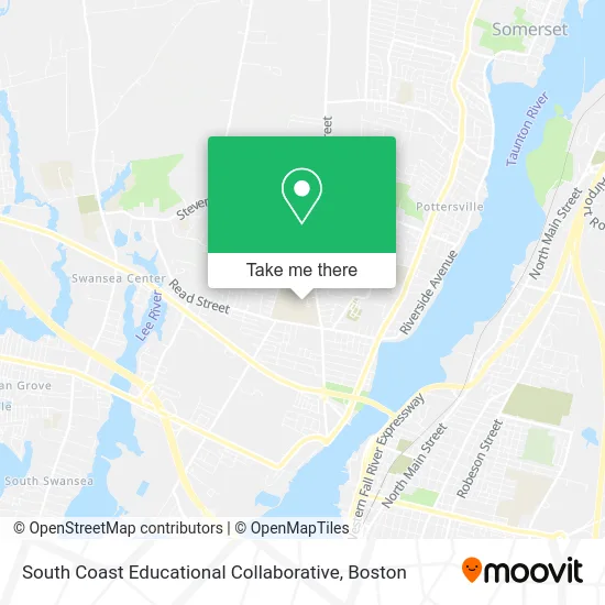 South Coast Educational Collaborative map