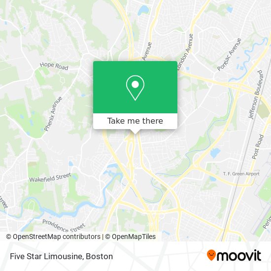 Five Star Limousine map