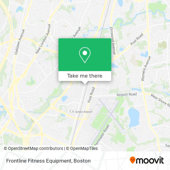 Frontline Fitness Equipment map