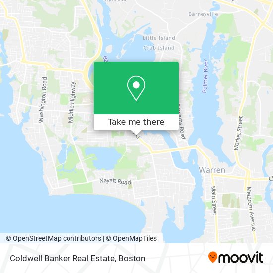 Coldwell Banker Real Estate map