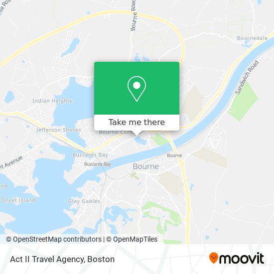 Mapa de Act II Travel Agency