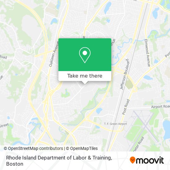 Rhode Island Department of Labor & Training map