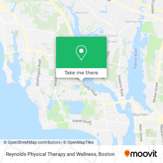 Mapa de Reynolds Physical Therapy and Wellness