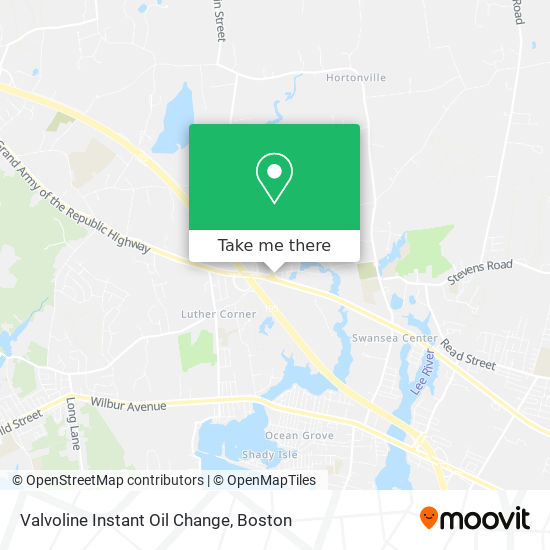 Mapa de Valvoline Instant Oil Change