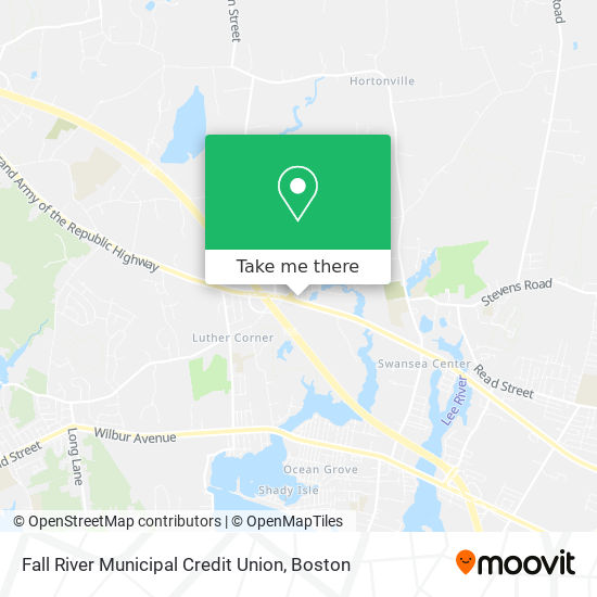 Fall River Municipal Credit Union map