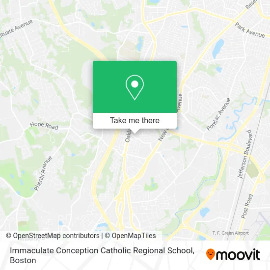 Immaculate Conception Catholic Regional School map