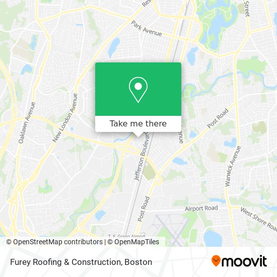 Furey Roofing & Construction map