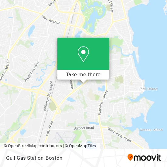 Gulf Gas Station map