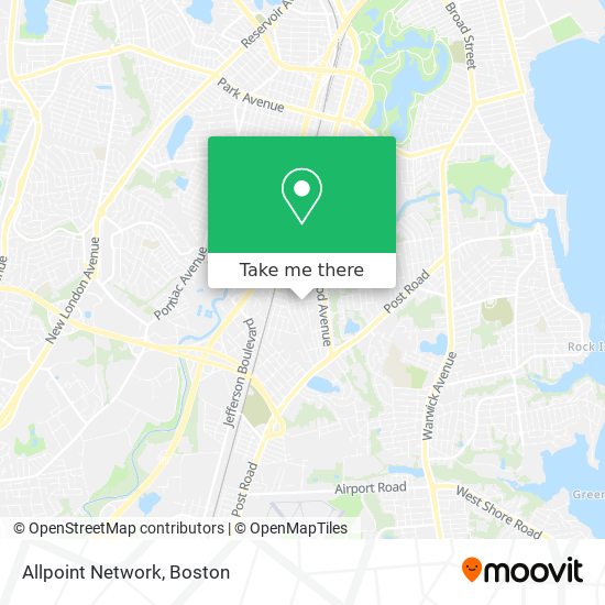 Mapa de Allpoint Network