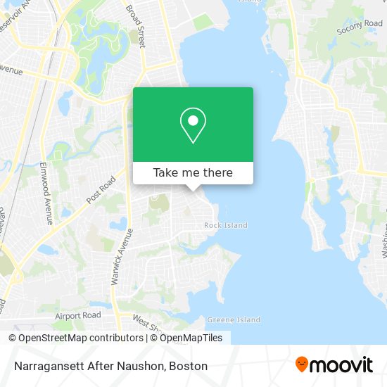 Narragansett After Naushon map