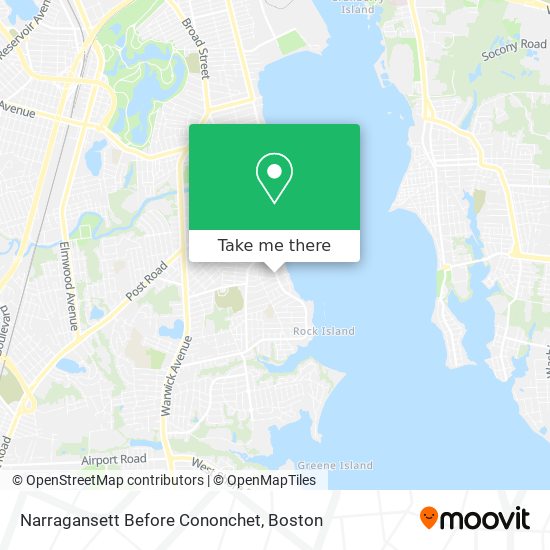 Mapa de Narragansett Before Cononchet