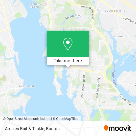 Archies Bait & Tackle map