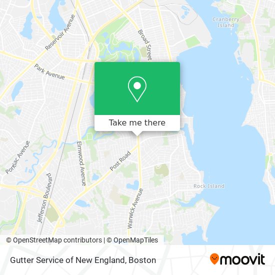 Mapa de Gutter Service of New England