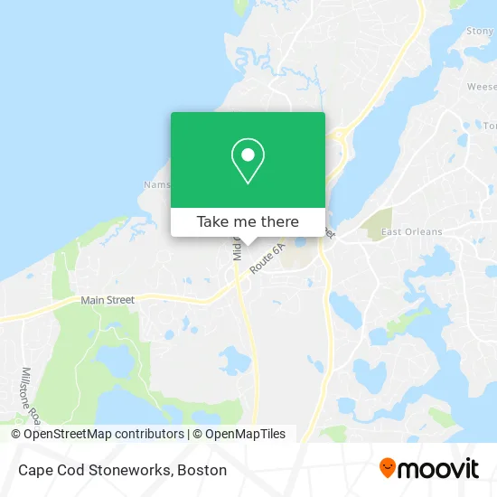 Cape Cod Stoneworks map