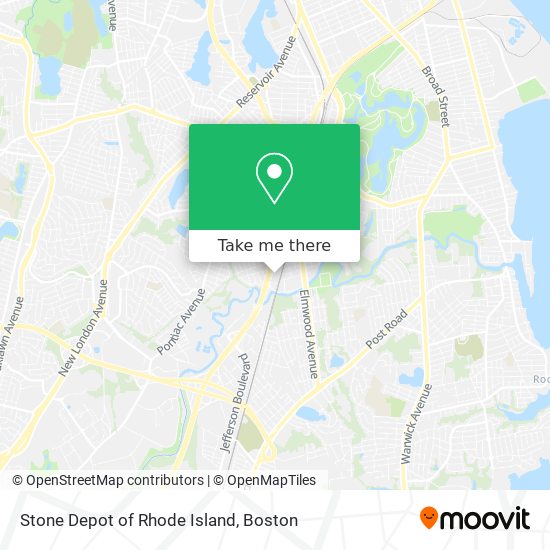 Mapa de Stone Depot of Rhode Island